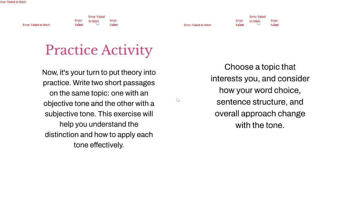 Free Comparing Passages For Subjective and Objective Tone Template to Edit Online
