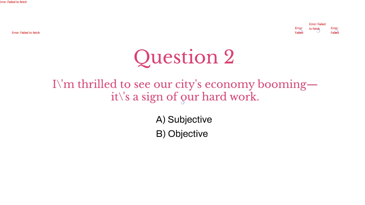 Free Comparing Passages For Subjective and Objective Tone Template to Edit Online
