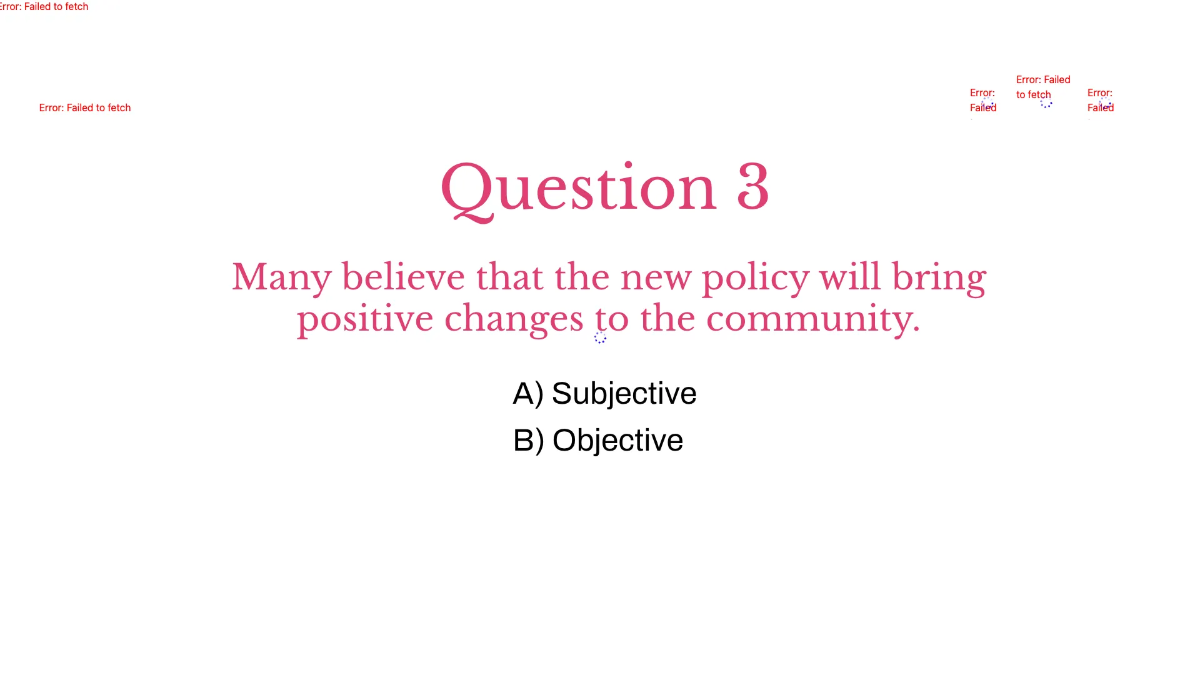 Free Comparing Passages For Subjective and Objective Tone Template to Edit Online