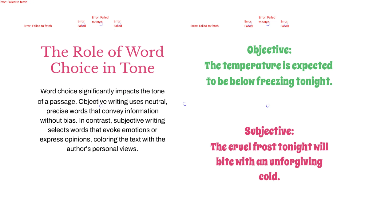 Free Comparing Passages For Subjective and Objective Tone Template to Edit Online