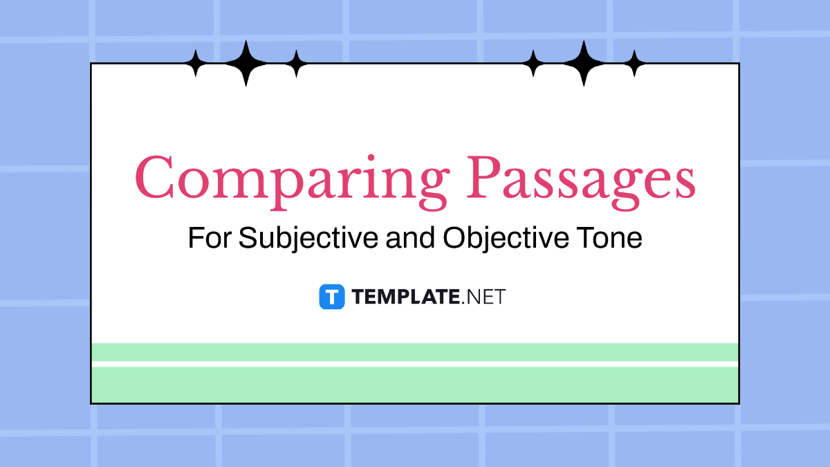 Comparing Passages For Subjective and Objective Tone