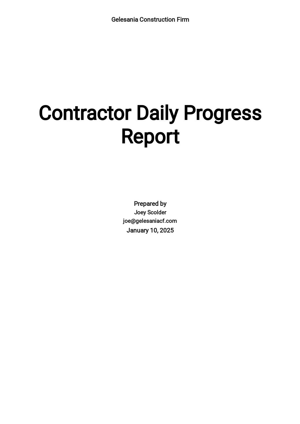 Daily Progress Report Card Template Google Docs, Word, Apple Pages