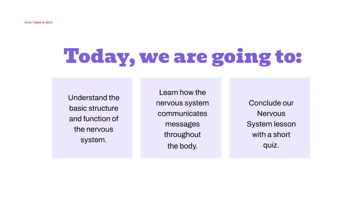 Free Nervous System Template to Edit Online