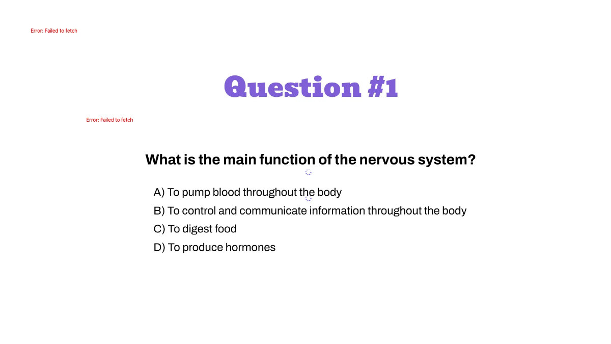 Free Nervous System Template to Edit Online