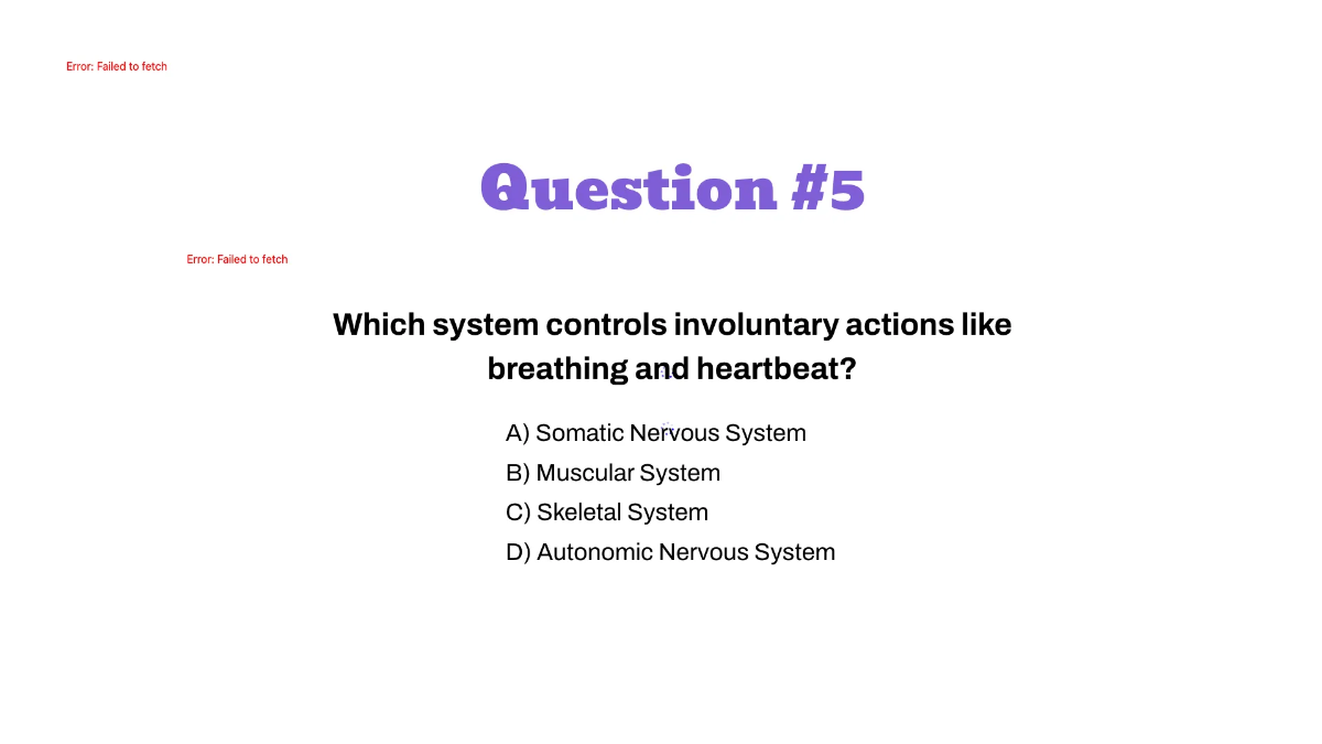 Free Nervous System Template to Edit Online