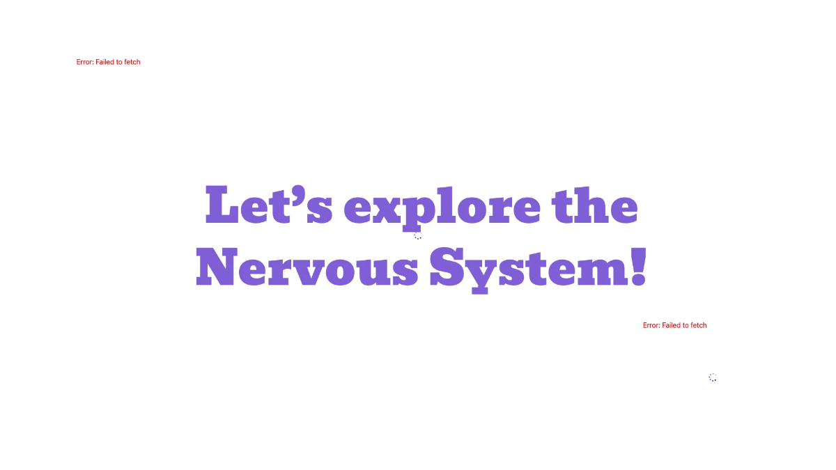 Free Nervous System Template to Edit Online
