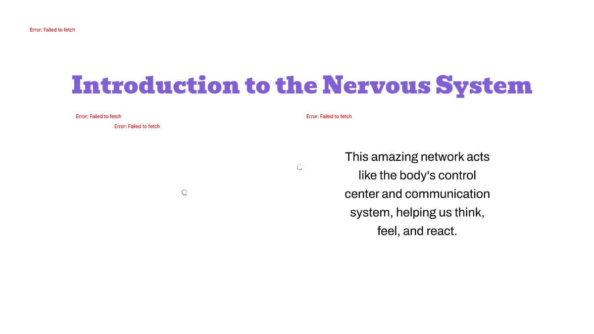 Free Nervous System Template to Edit Online