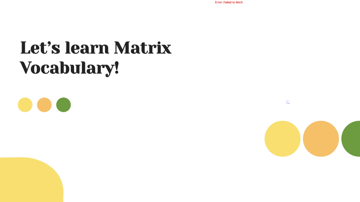 Free Matrix Vocabulary Template to Edit Online