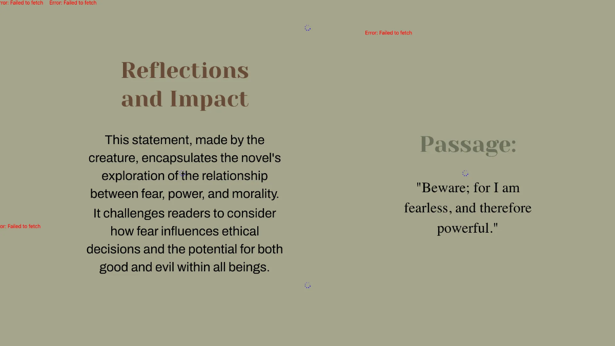 Free Analyzing Passages from "Frankenstein" Template to Edit Online