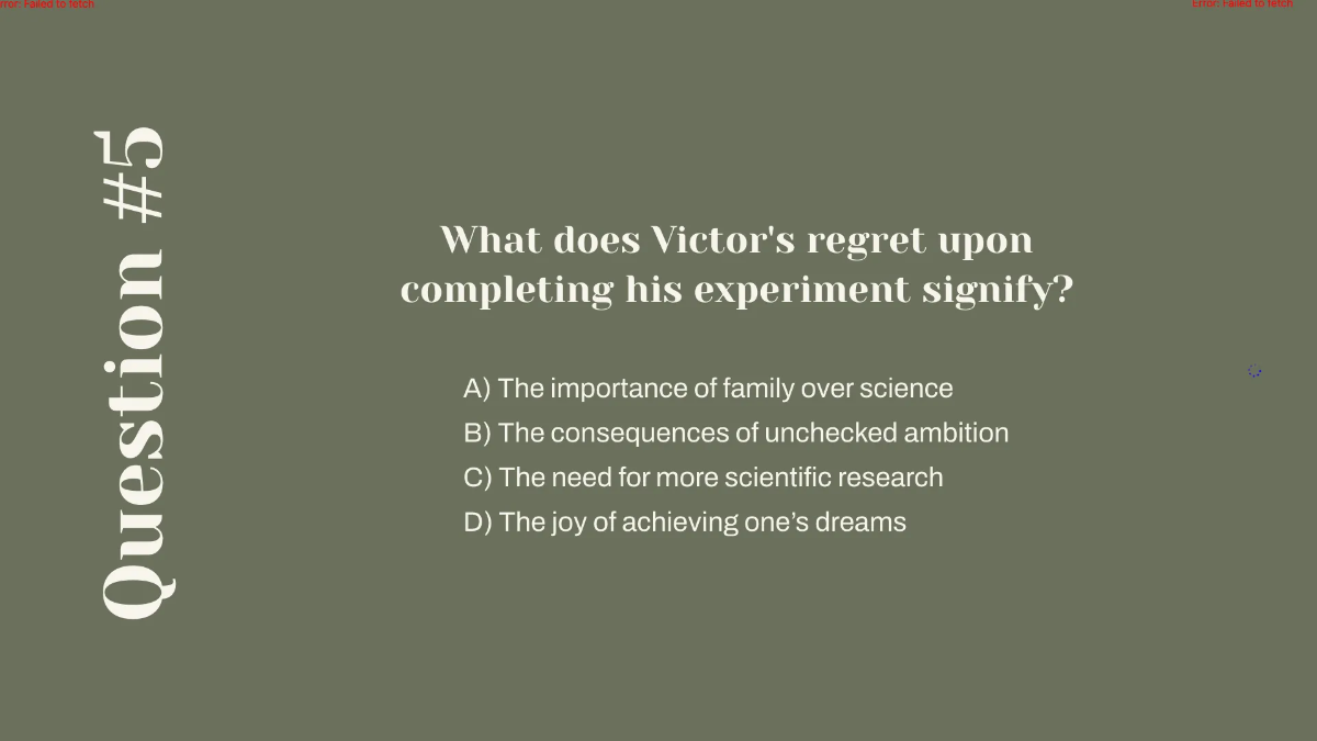 Free Analyzing Passages from "Frankenstein" Template to Edit Online