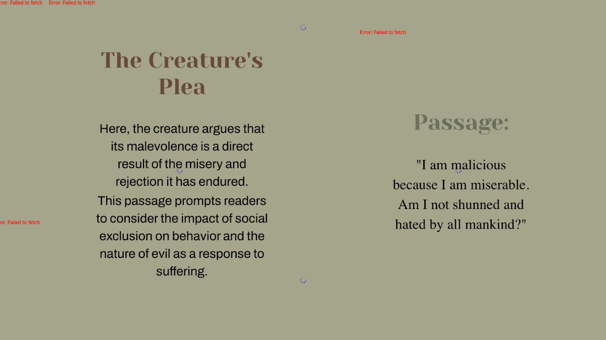 Free Analyzing Passages from "Frankenstein" Template to Edit Online