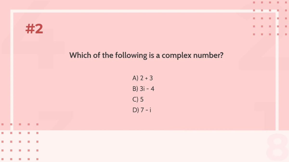 Free Introduction To Complex Numbers Template to Edit Online