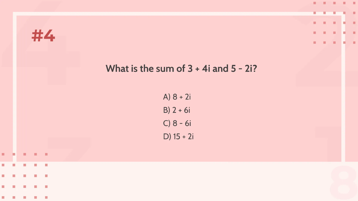 Free Introduction To Complex Numbers Template to Edit Online