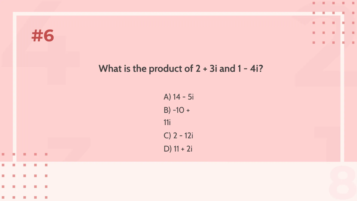 Free Introduction To Complex Numbers Template to Edit Online