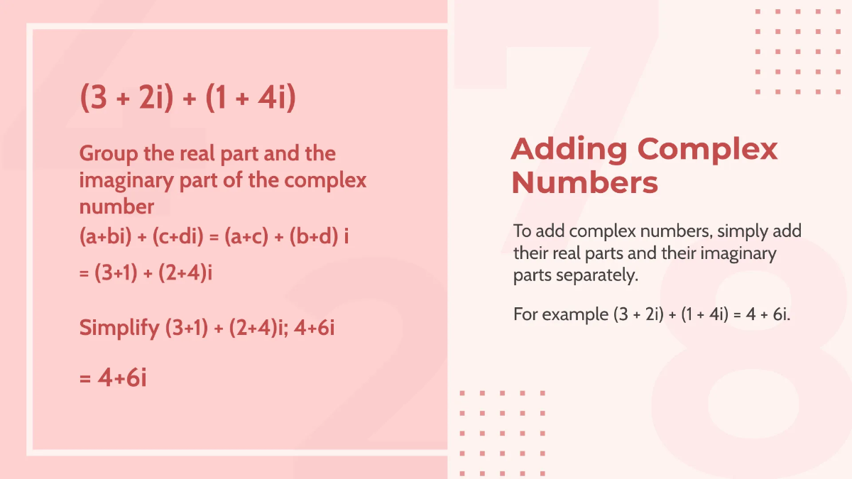 Free Introduction To Complex Numbers Template to Edit Online