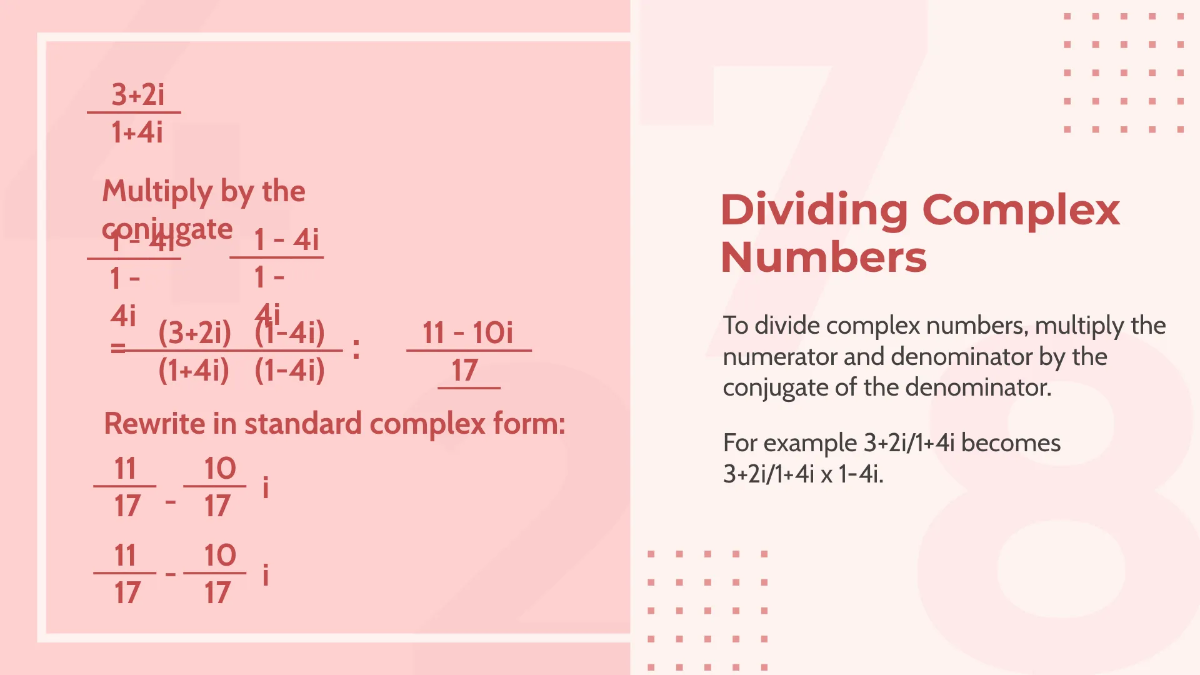 Free Introduction To Complex Numbers Template to Edit Online