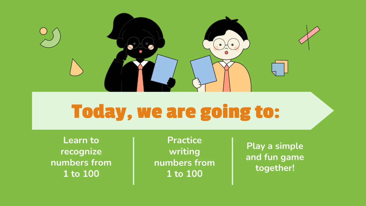 Free Number Recognition and Writing 1-100 Template to Edit Online