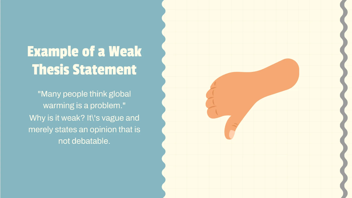 Free Identifying Thesis Statements Template to Edit Online