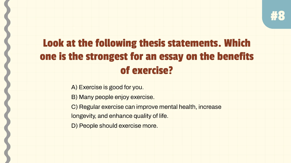 Free Identifying Thesis Statements Template to Edit Online