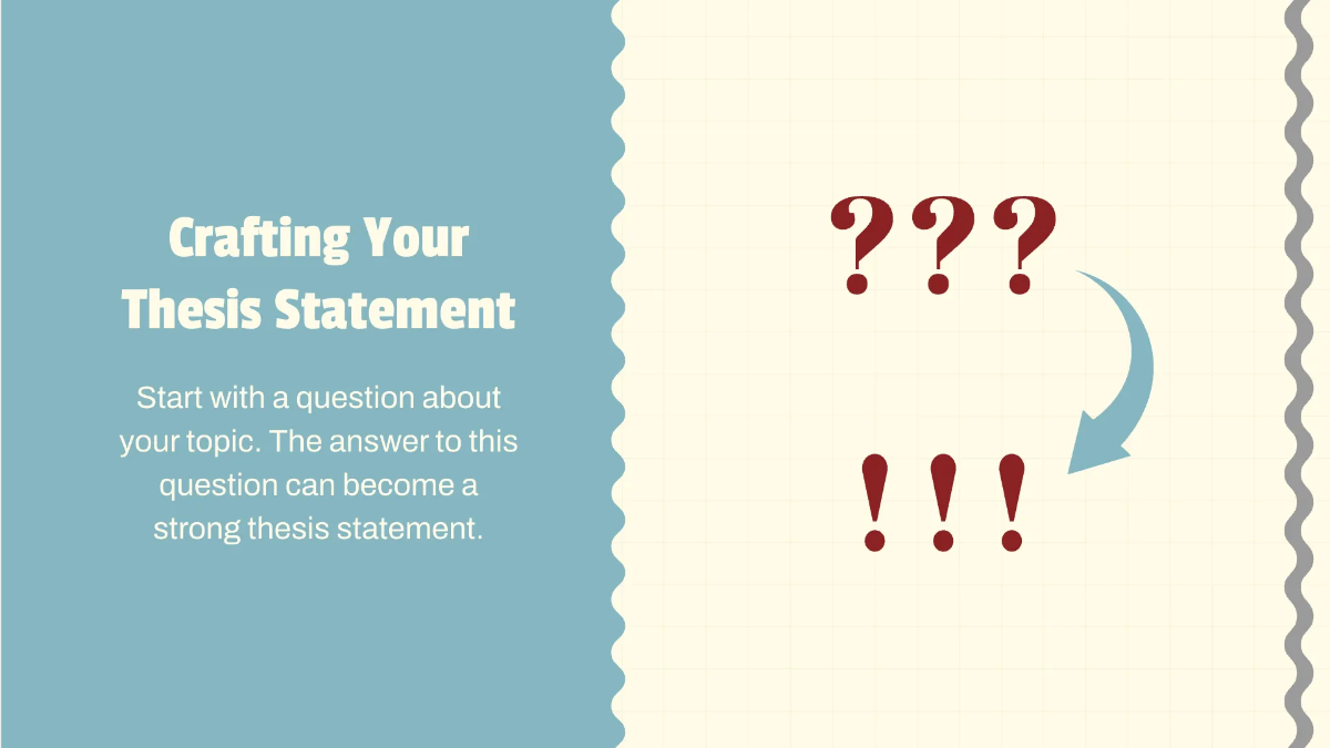 Free Identifying Thesis Statements Template to Edit Online