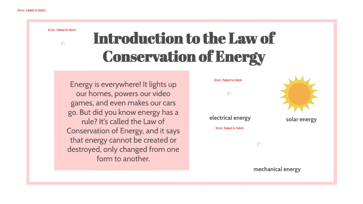 Free Law of Conservation of Energy Template to Edit Online