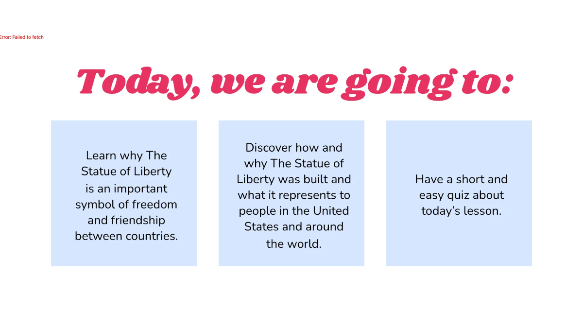 Free The Statue of Liberty Template to Edit Online