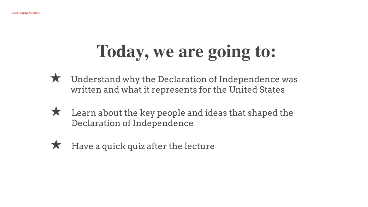 Free Declaration of Independence Template to Edit Online