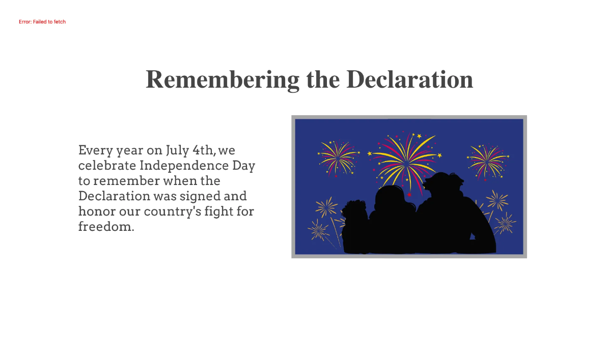 Free Declaration of Independence Template to Edit Online