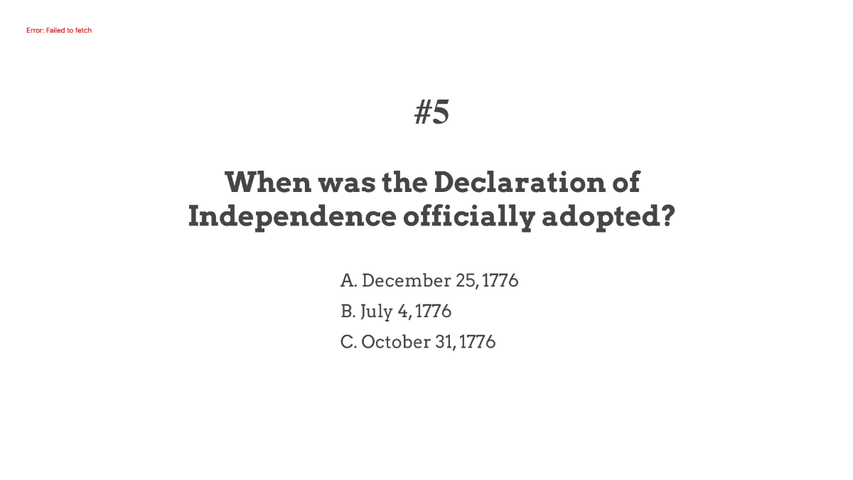 Free Declaration of Independence Template to Edit Online