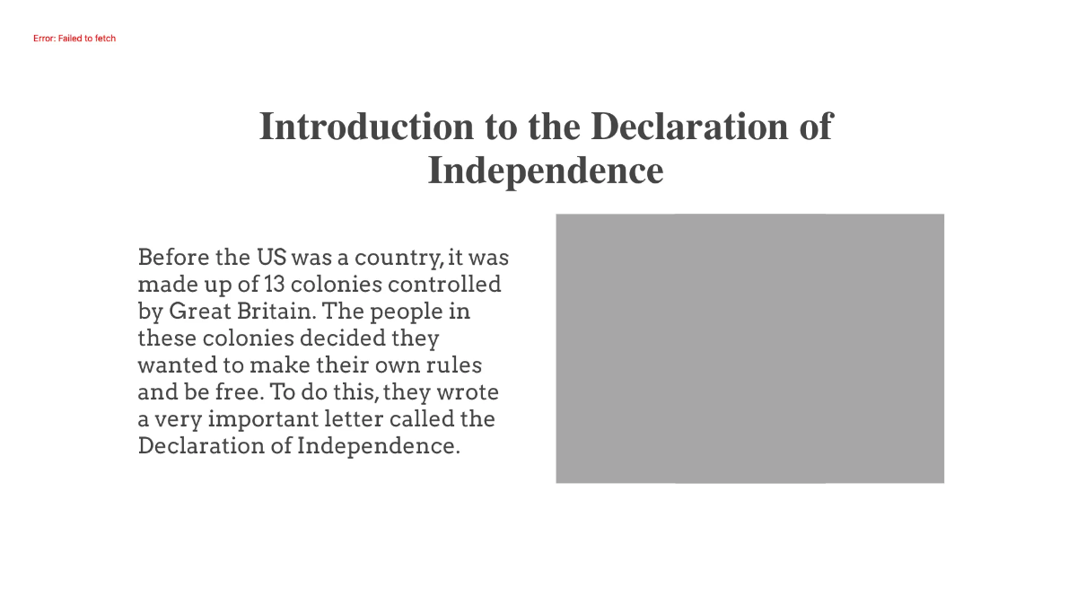 Free Declaration of Independence Template to Edit Online
