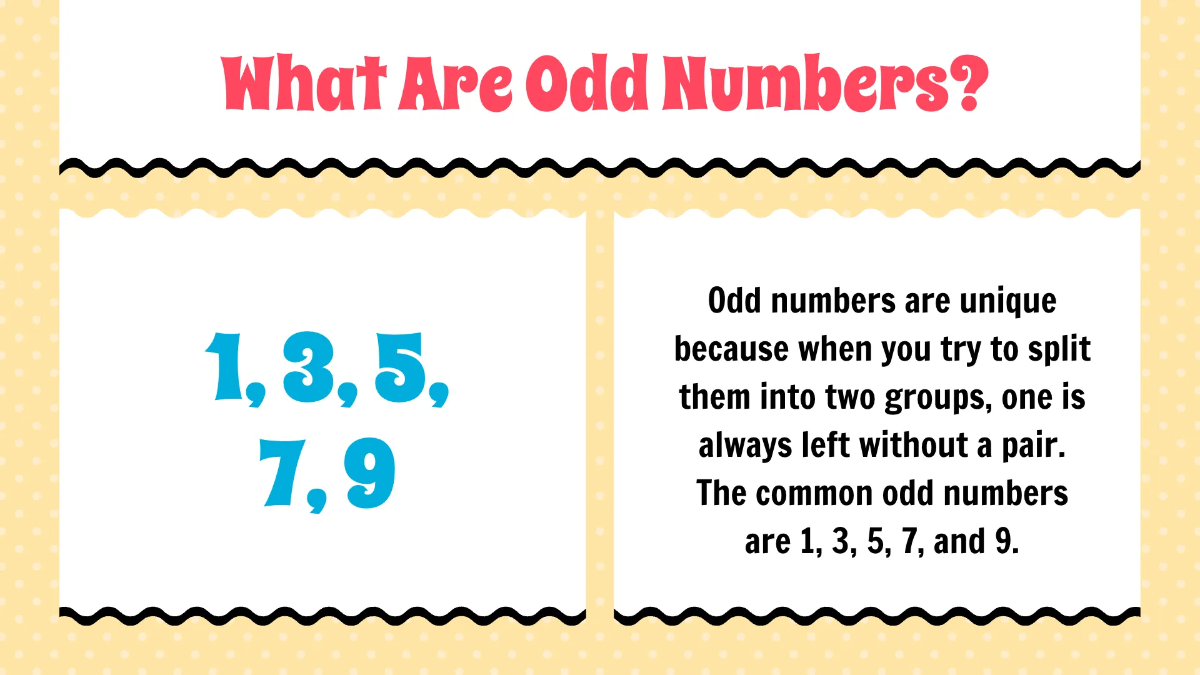Free Odd and Even Numbers Template to Edit Online
