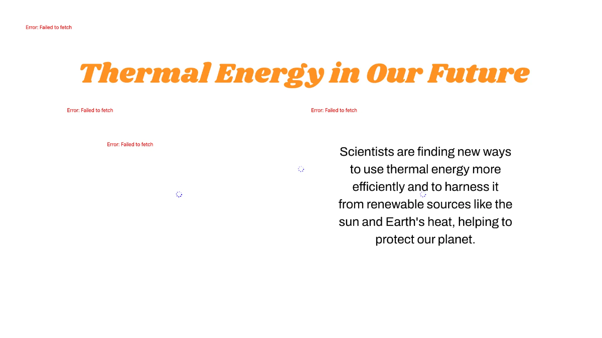 Free Thermal Energy Template to Edit Online