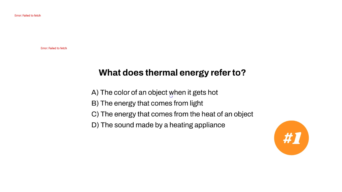 Free Thermal Energy Template to Edit Online