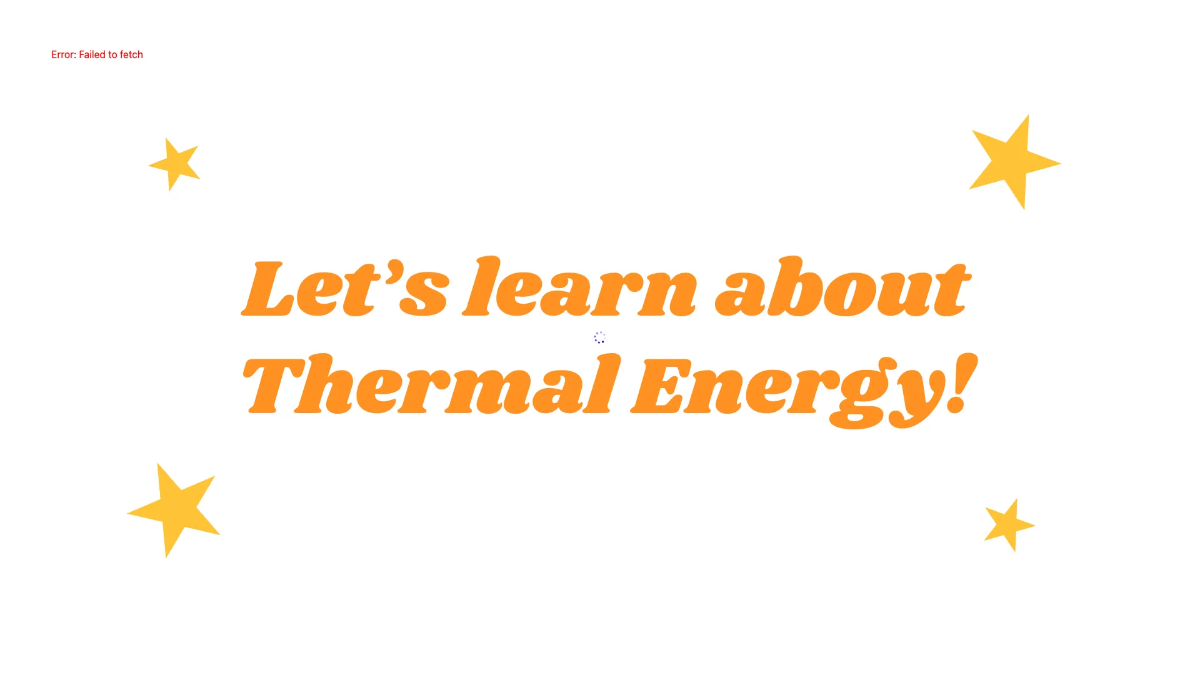 Free Thermal Energy Template to Edit Online