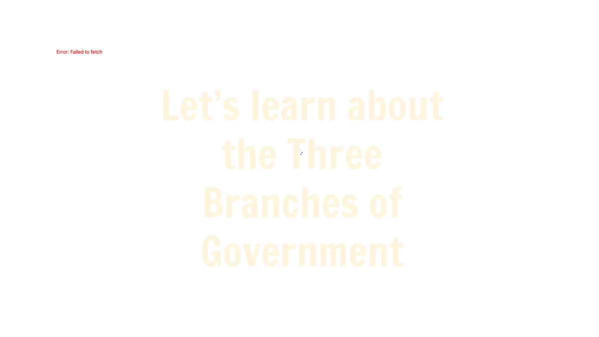 Free Three Branches of Government Template to Edit Online