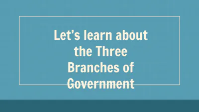 Free Three Branches of Government to Edit Online