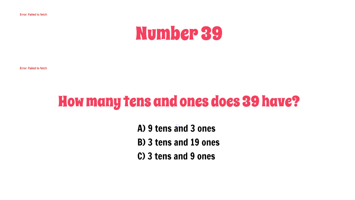 Free Understanding the Concept of Place Value for Tens and Ones Template to Edit Online