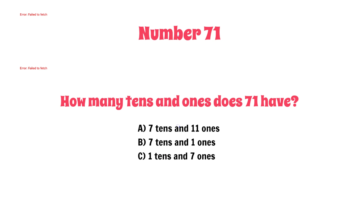 Free Understanding the Concept of Place Value for Tens and Ones Template to Edit Online
