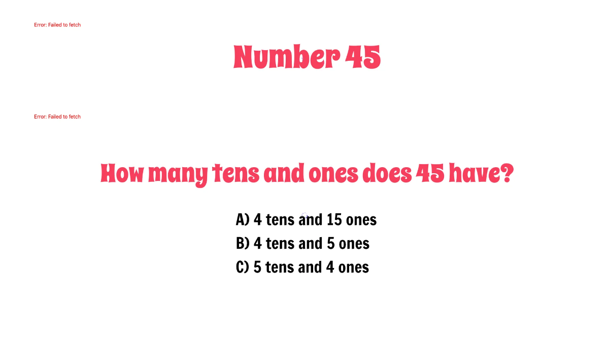 Free Understanding the Concept of Place Value for Tens and Ones Template to Edit Online