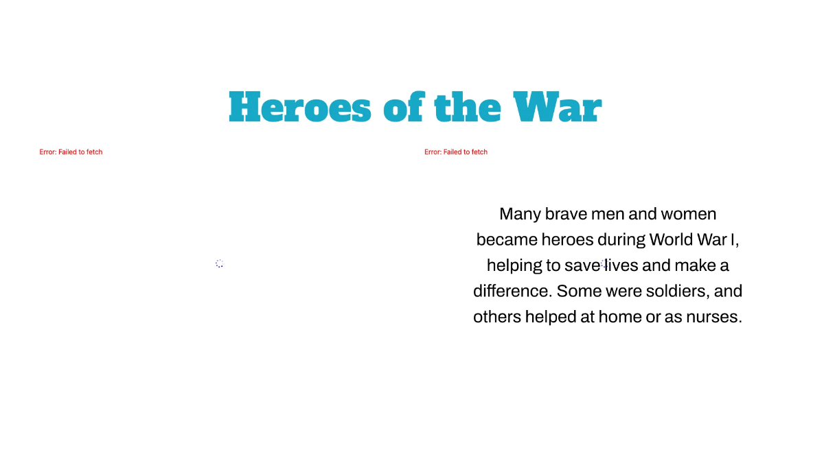 Free World War I and Its Impact on America Template to Edit Online