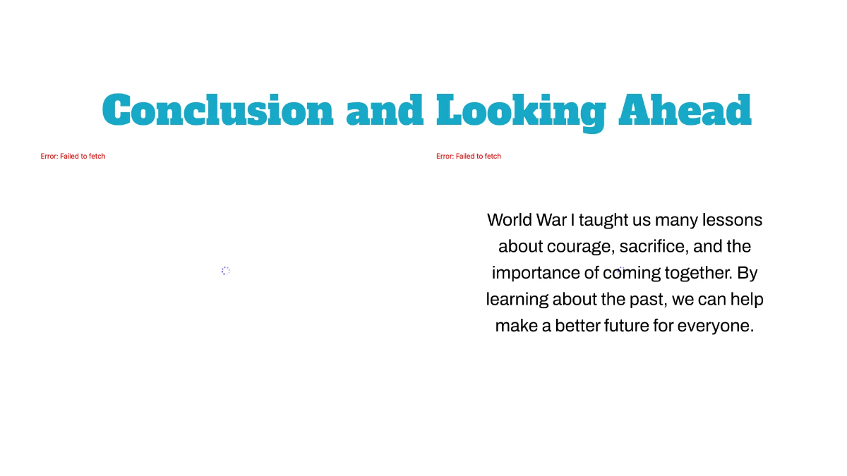 Free World War I and Its Impact on America Template to Edit Online