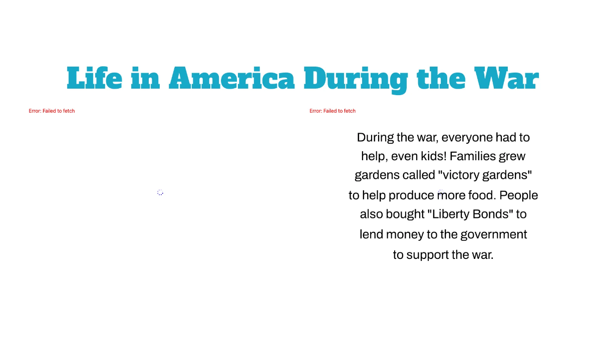 Free World War I and Its Impact on America Template to Edit Online