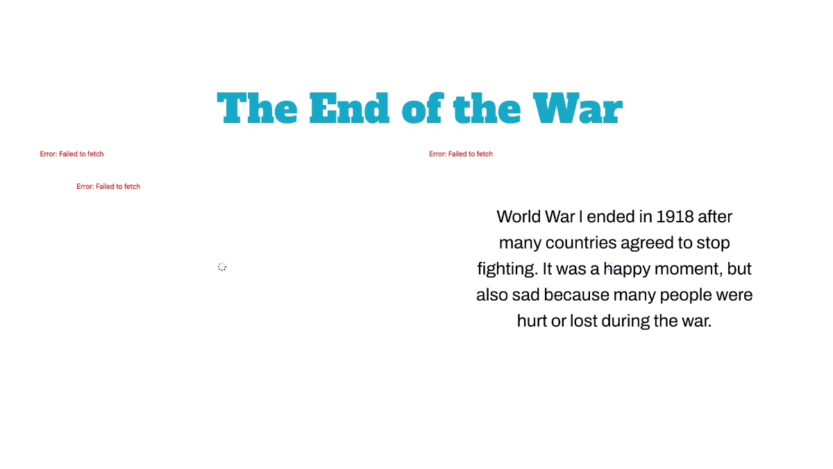 Free World War I and Its Impact on America Template to Edit Online