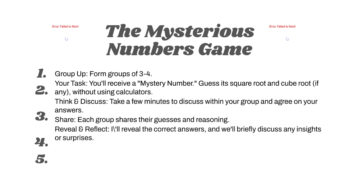 Free Roots of Integers Template to Edit Online