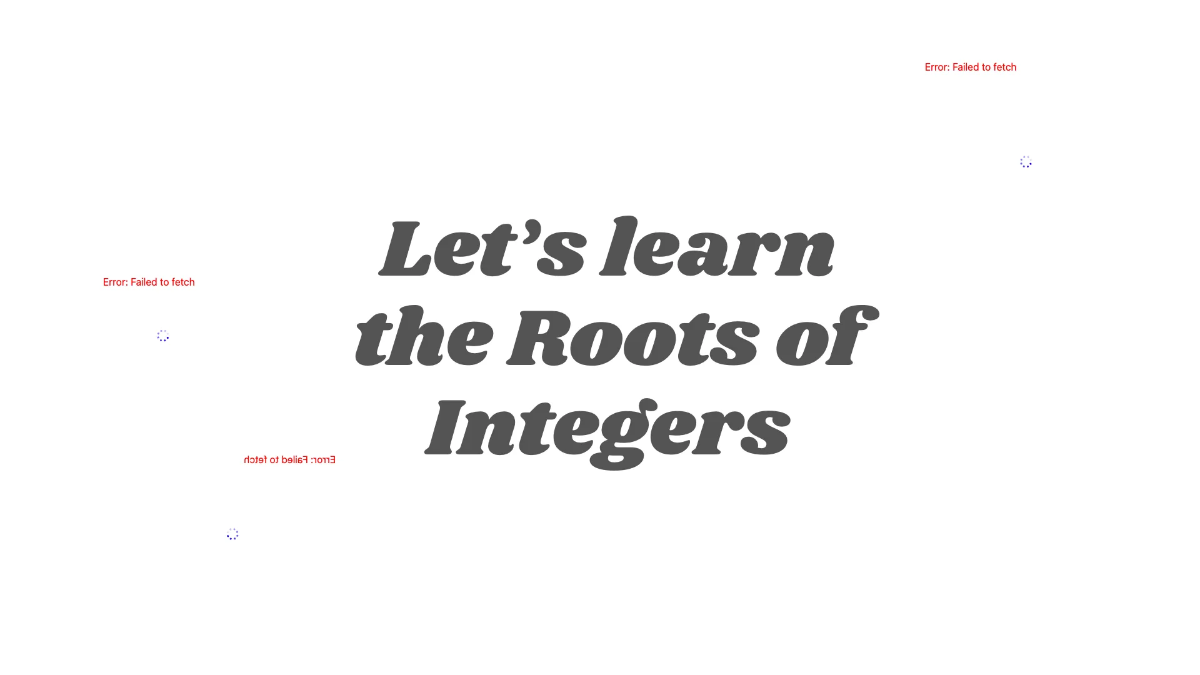 Free Roots of Integers Template to Edit Online