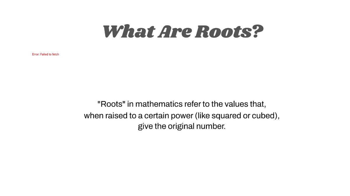 Free Roots of Integers Template to Edit Online