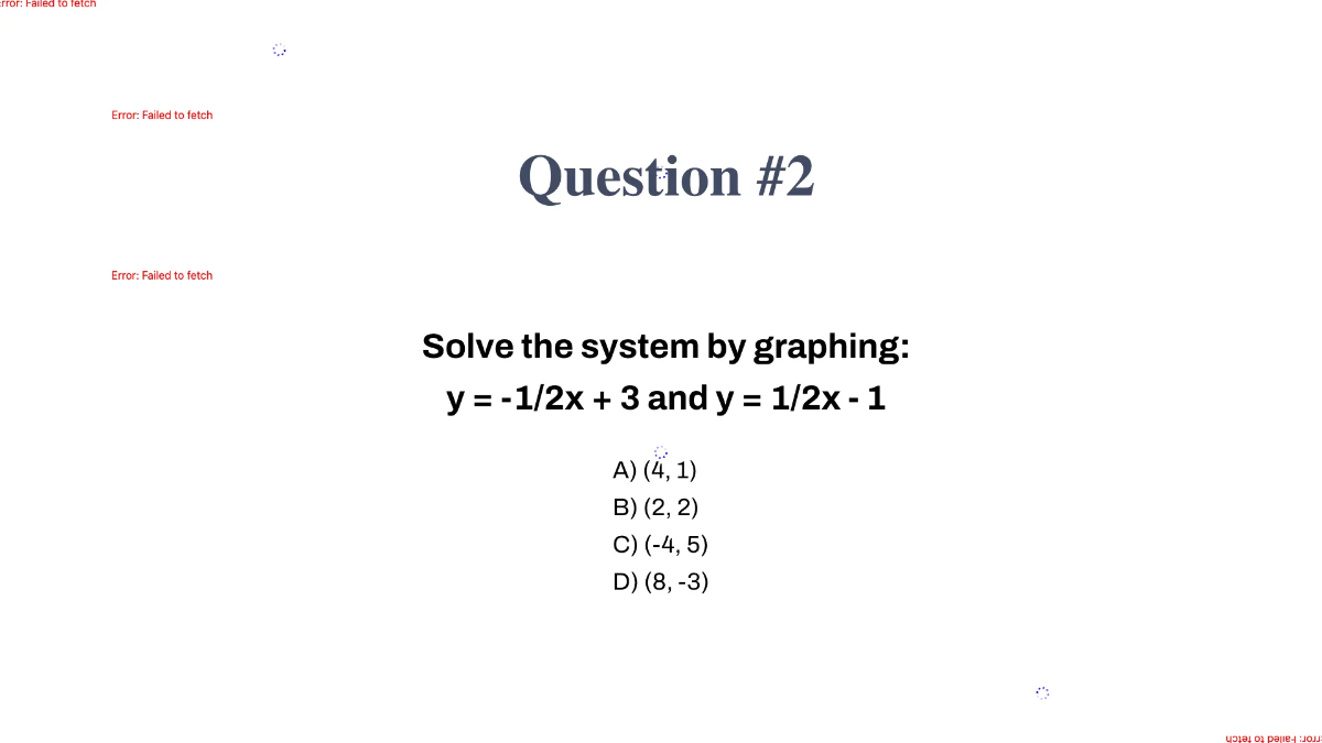 Free Solve A System of Equations By Graphing Template to Edit Online