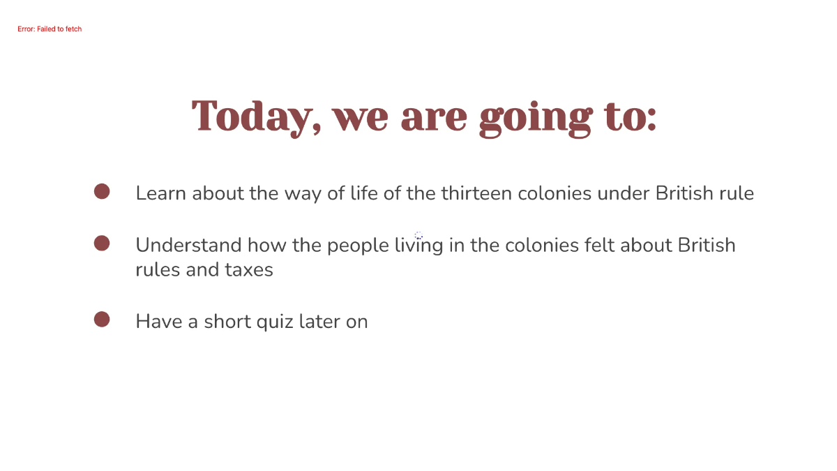 Free The American Revolution: The Thirteen Colonies Under British Rule Template to Edit Online