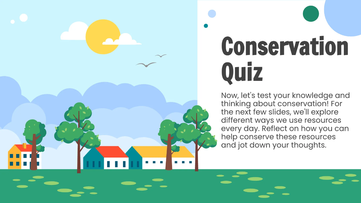 Free Conservation Practices Template to Edit Online