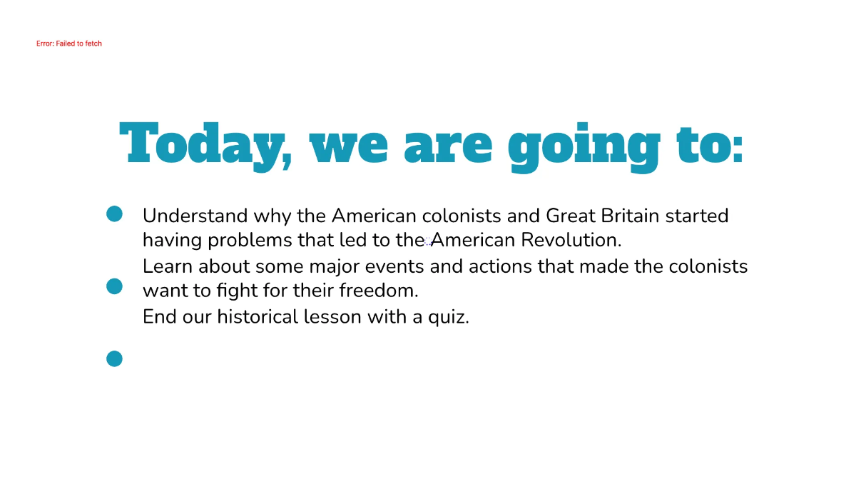 Free Causes of the American Revolution Template to Edit Online